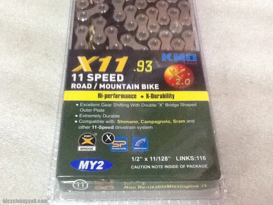 KMC X11 -  93 World Chain | X2.0 | Original - Made In Taiwan  @ free pos