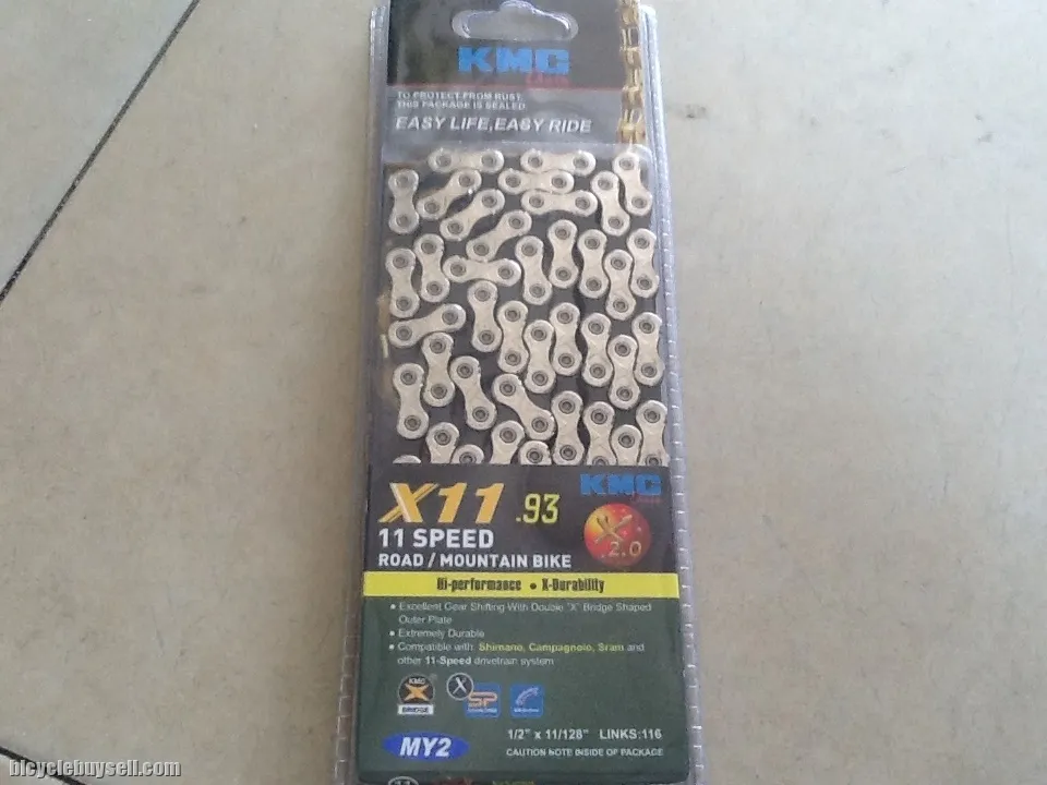 KMC X11-93 Road/MTB World Chain - 11speed 116Links - Shimano,Sram,Campagnolo -- free courier