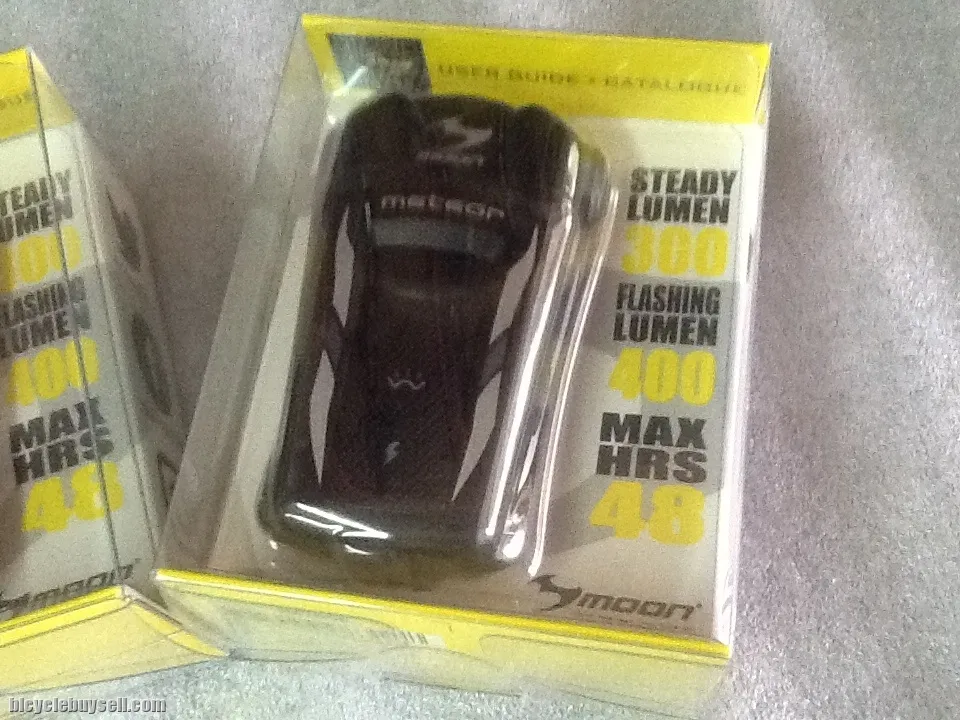 Moon Meteor 400Lumens Front Rechargeable Headlights @ free pos