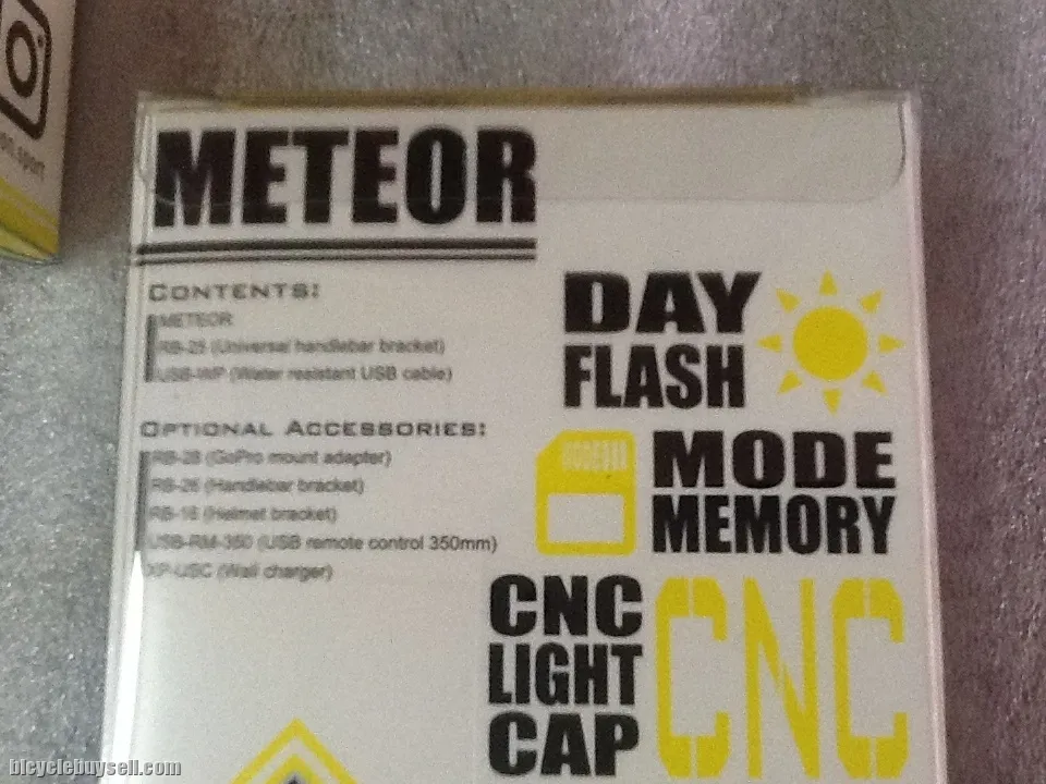 Moon Meteor 400Lumens Front Rechargeable Headlights @ free pos