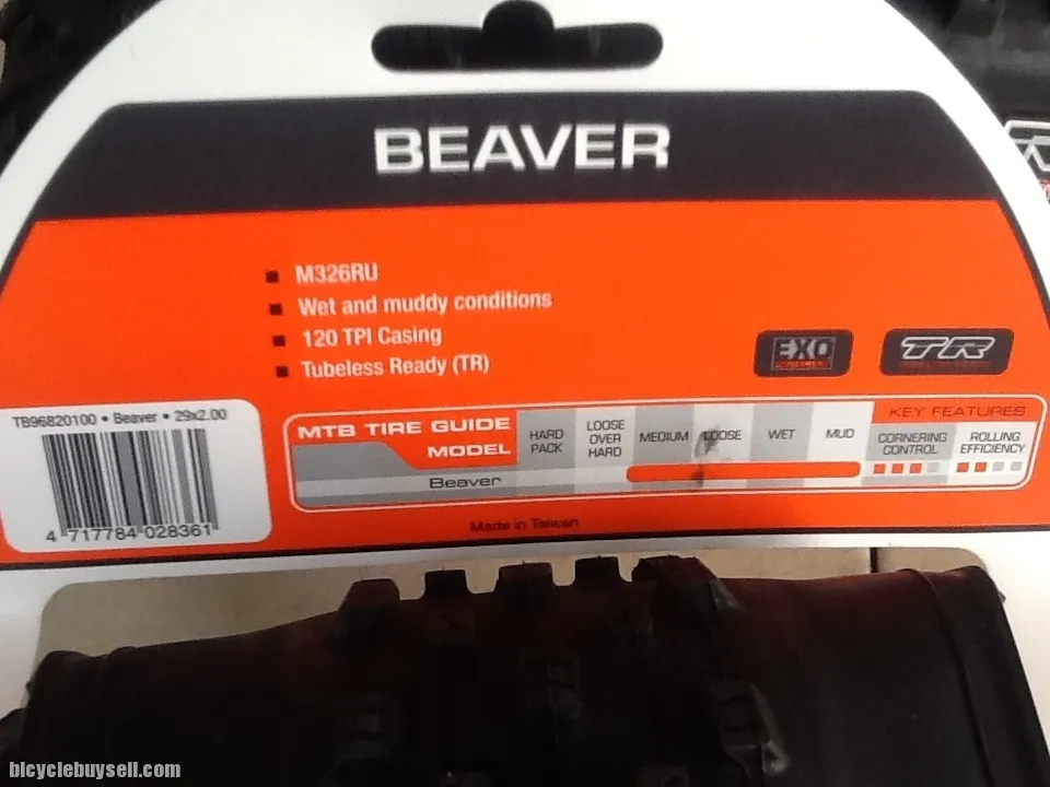 Maxxis Beaver 29 x 2.0 EXO/TubelessReady - Taiwan 1set -- free courier