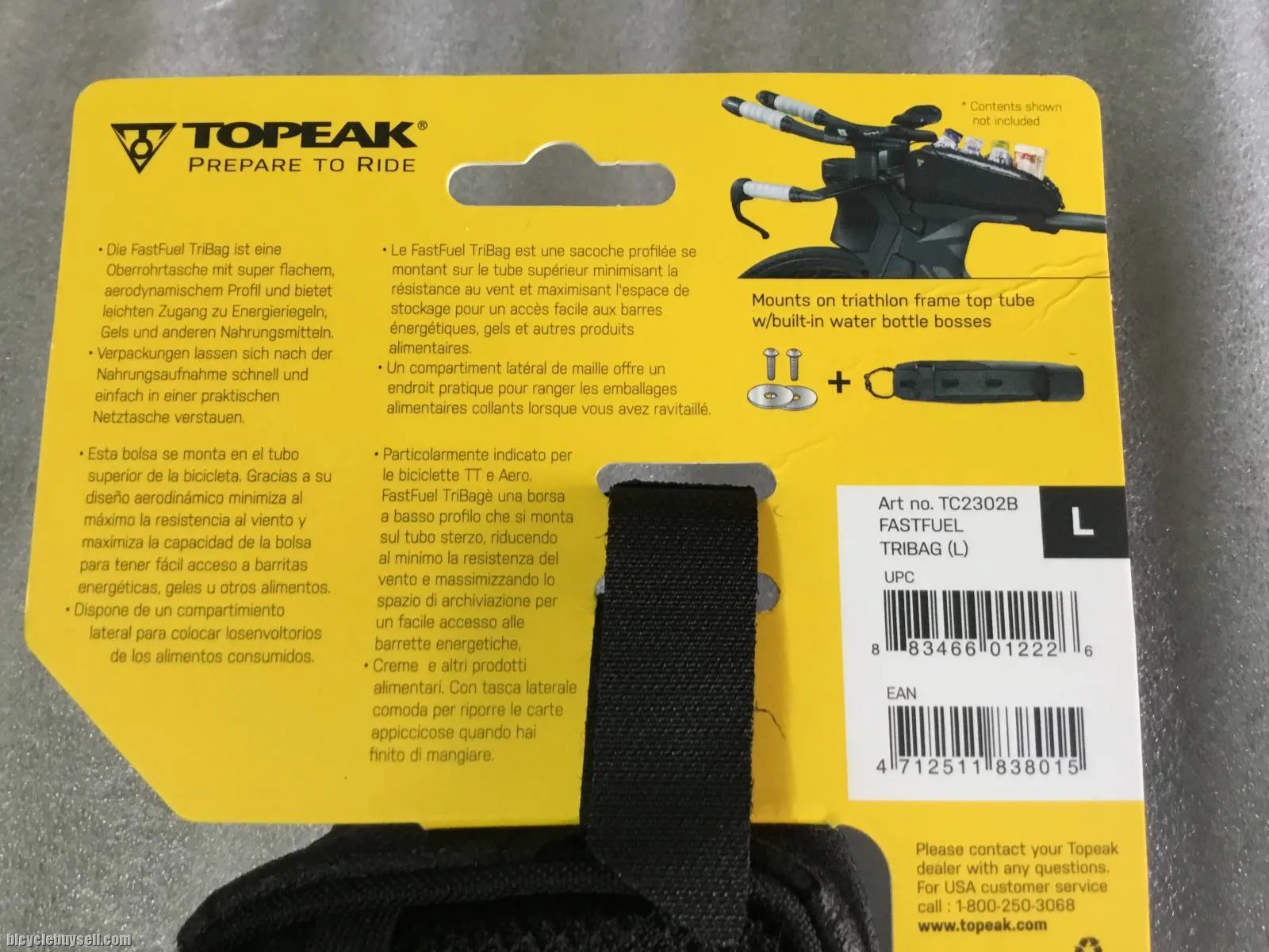 Topeak Fast Fuel Tribag (Road-Trithlon) Taiwan Made @ free pos