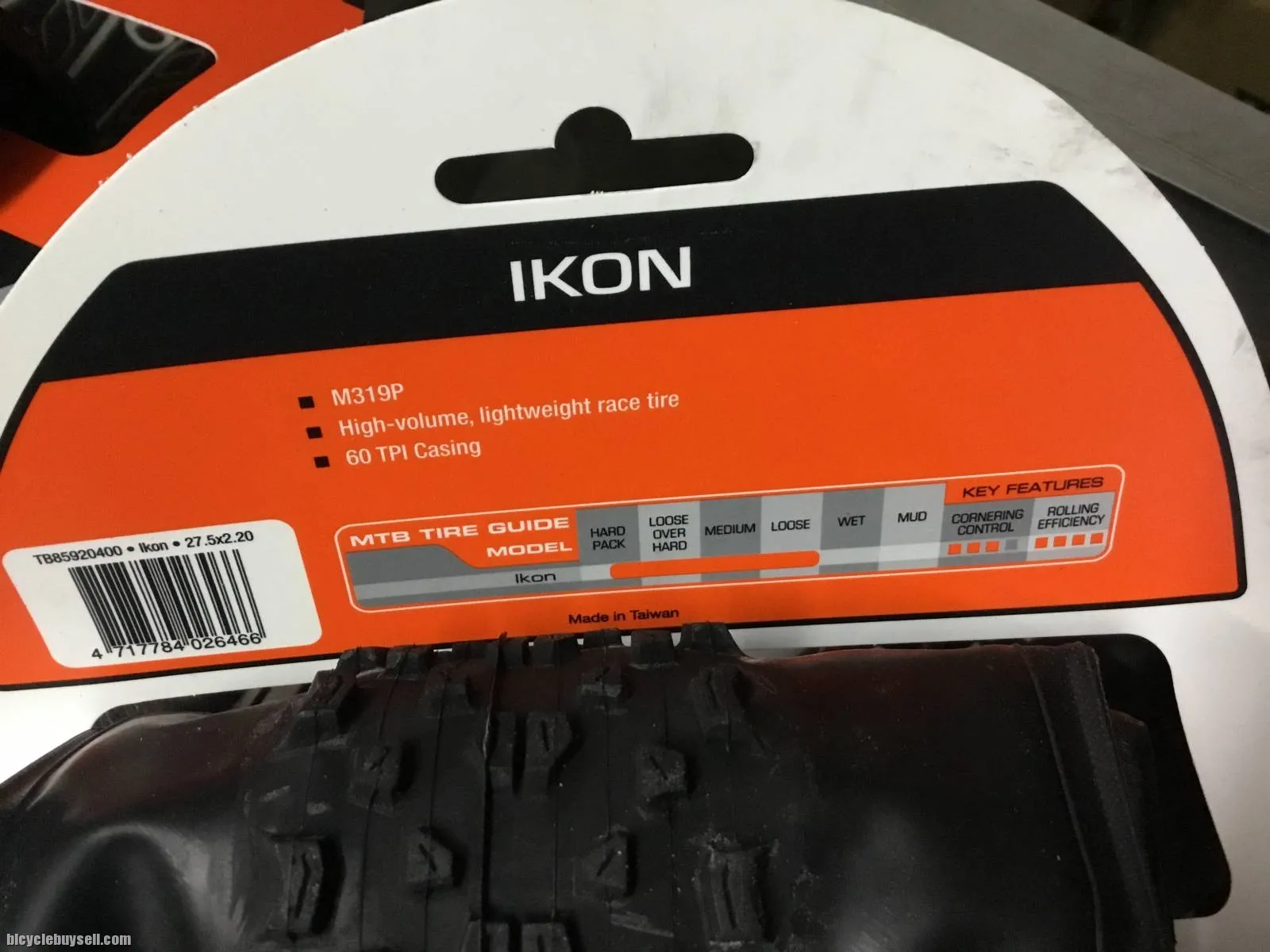 Maxxis Ikon 27.5"-2.2 / Folding Tires / 1set  Taiwan (free pos w.m)