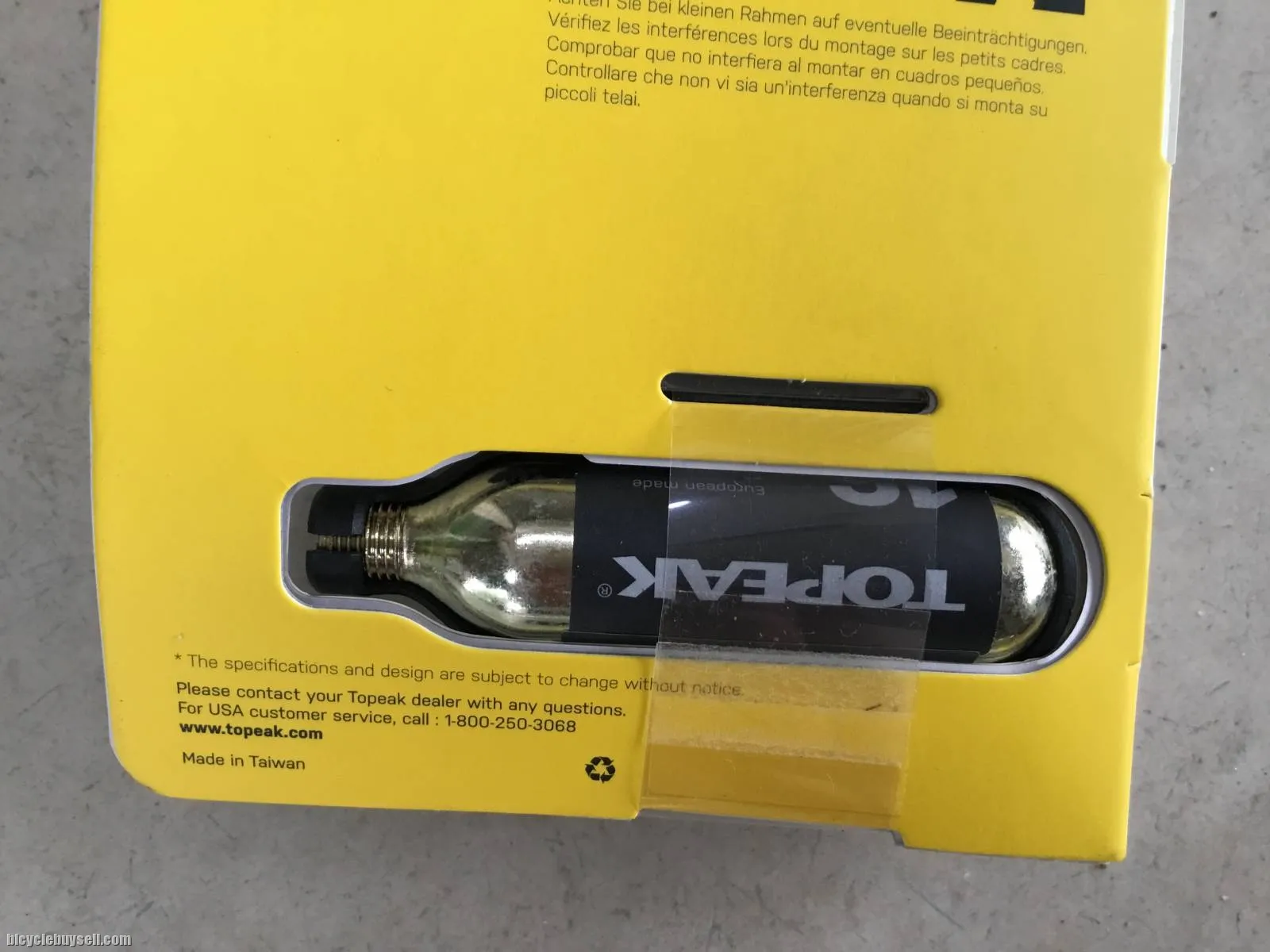 Topeak Ninja CO2+ Bottle Cage/Tire Lever - Taiwan Made -- free courier