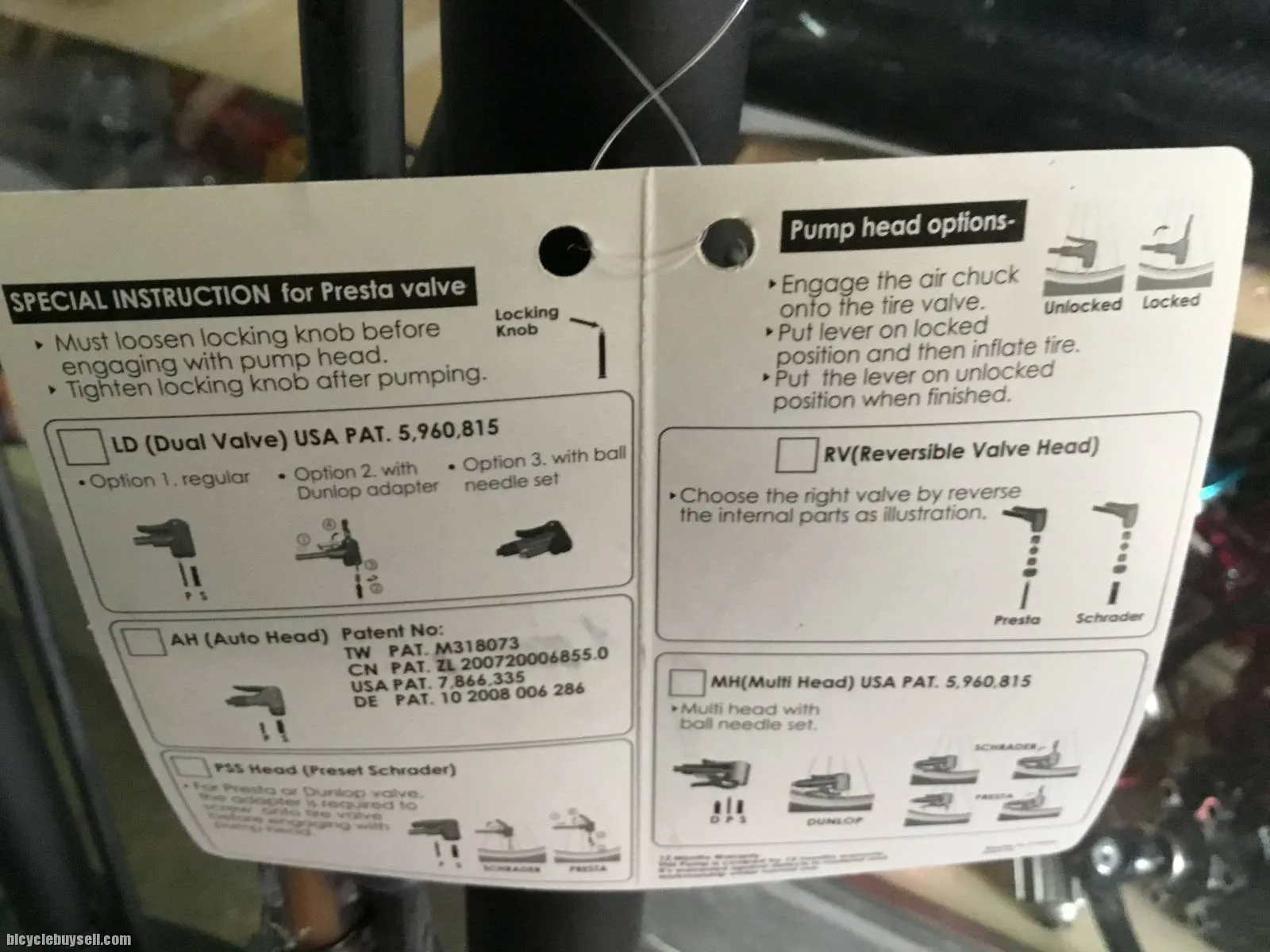Exitway Multi Purpose Floor Pump (MTB/Road) (free pos w.m)