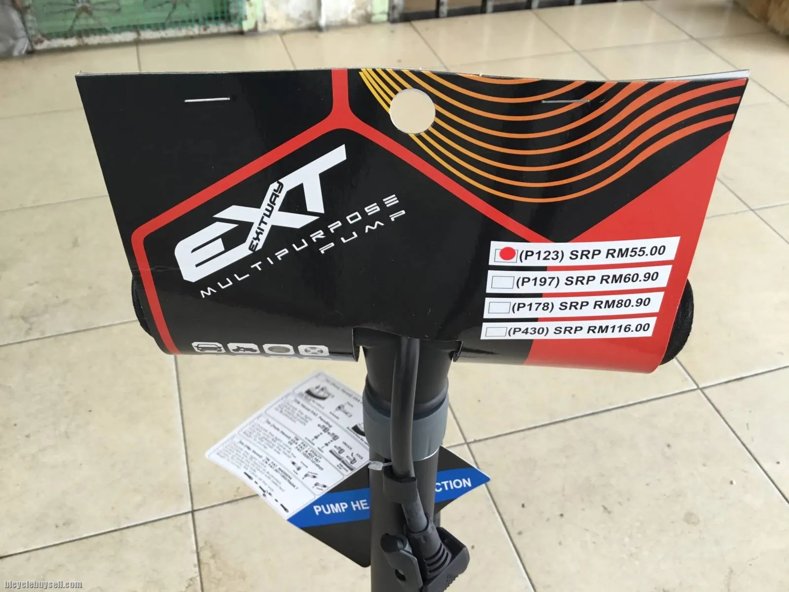 Exitway Floor Pump - Multi Purpose - MTB/Road -- free courier