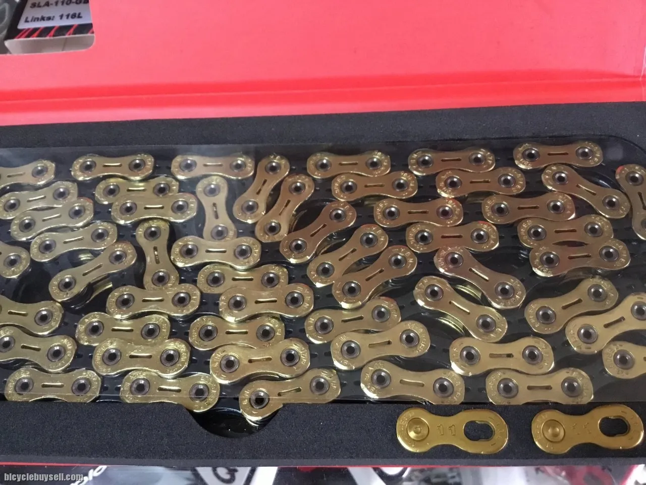 YBN SLA110 11speed Chain / Gold/Black - Limited Color (free pos w.m)