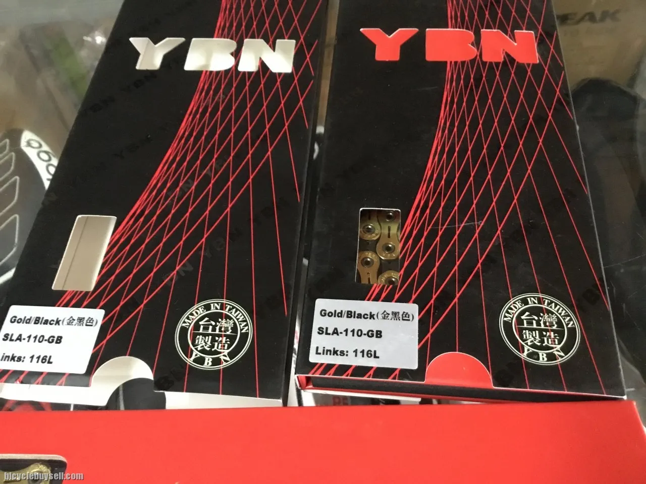YBN SLA110 11speed Chain / Gold/Black - Limited Color (free pos w.m)
