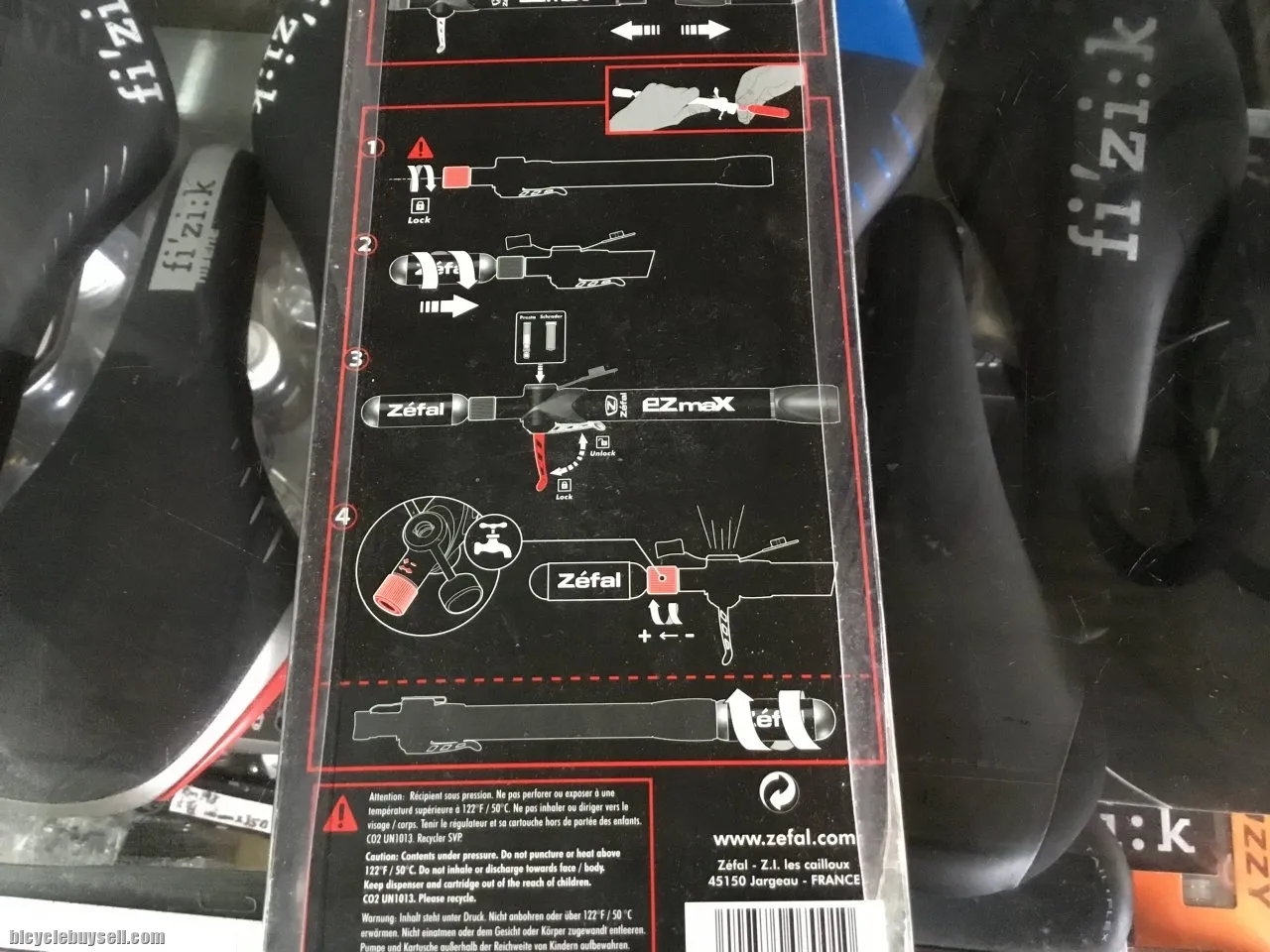 Zefal EZ Max Light / Co2 Pump / 2in1 Pump (free pos w.m)