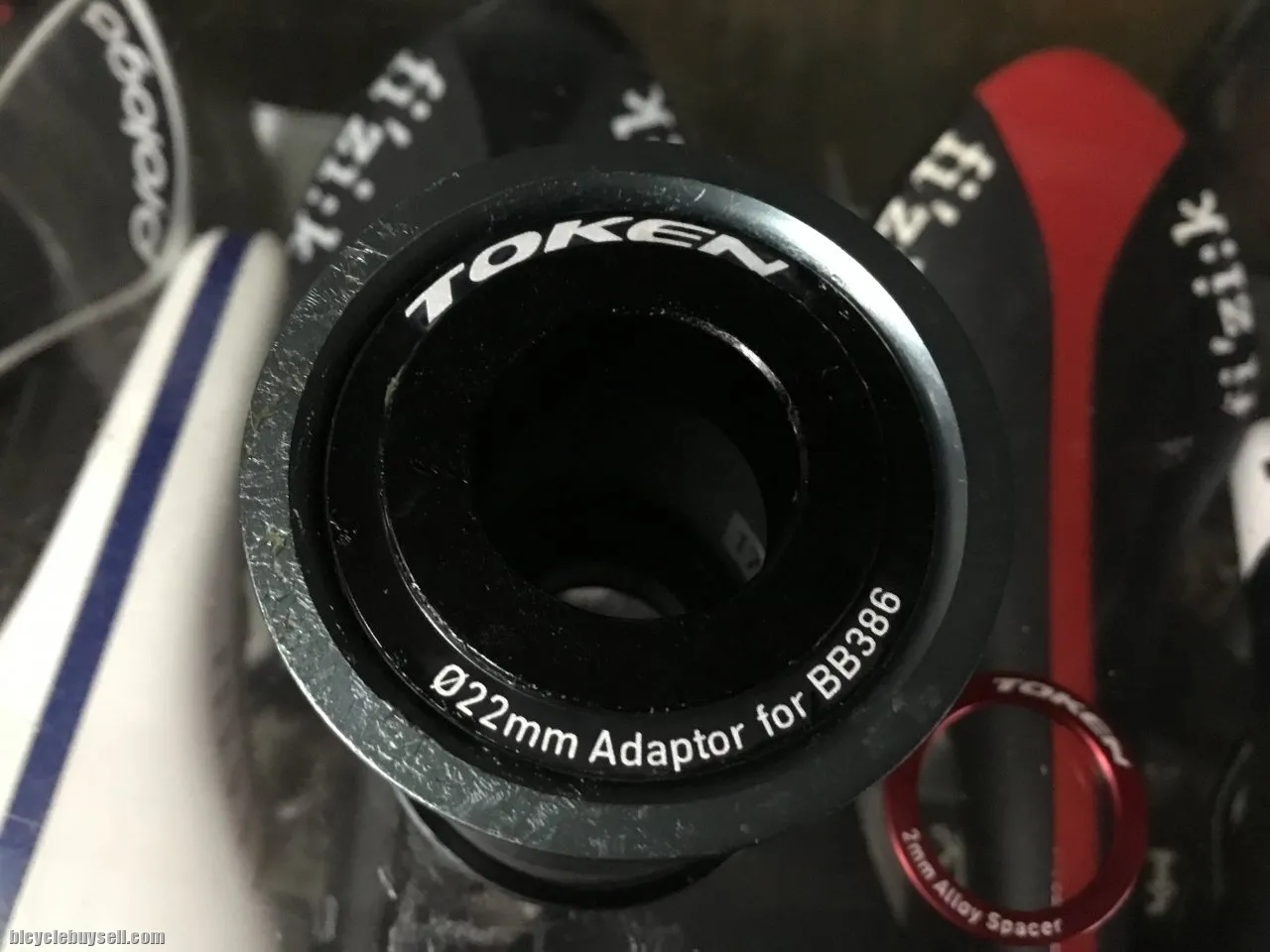 Token BB386 Convert SRAM Crank 22-24mm Spindle / Taiwan (free pos w.m)