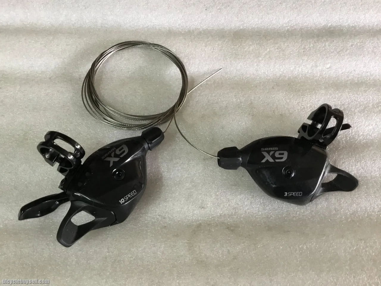 SRAM X9 Trigger Shifter 2x10speed |  Exact Actuation Trigger | Taiwan  @ free pos