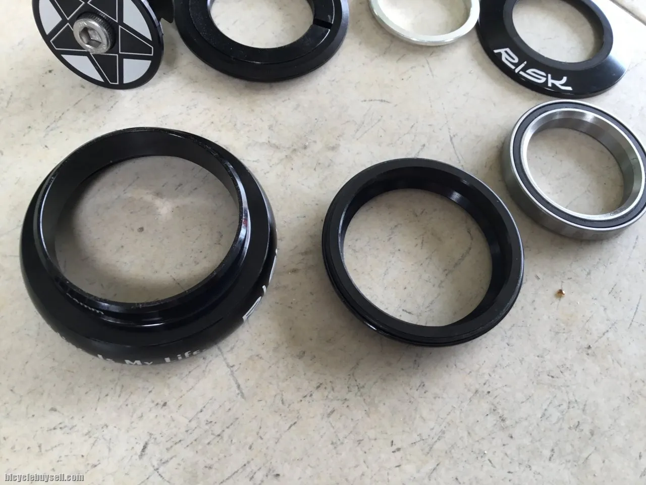 Risk Headset for 44mm frame,Taped fork use-  Free Courier