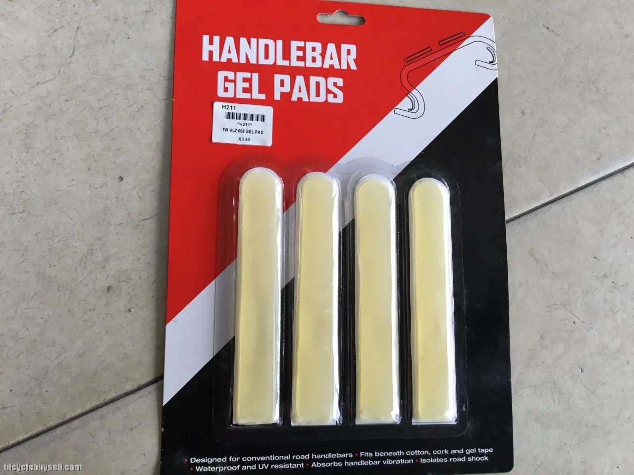 Handlebar Gel Pads For Road Dropbar Use  -- free courier