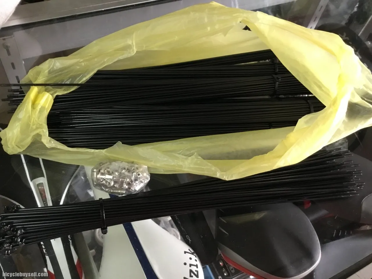 MTB Stainless Spoke / Black 29er 293mm - 64pcs (free pos w.m)