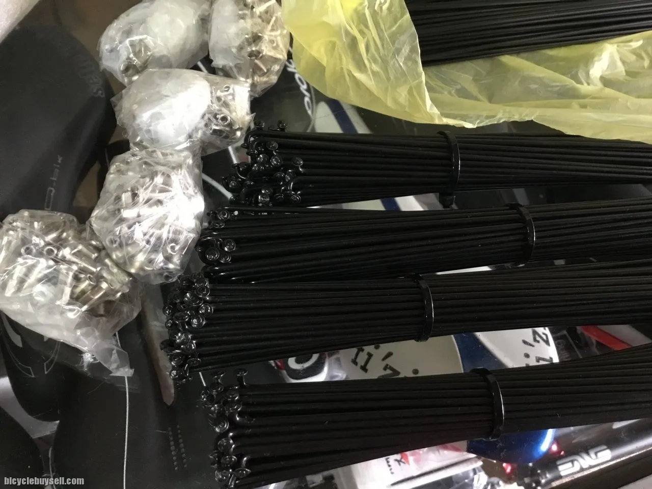 MTB Stainless Spoke / Black 29er 293mm - 64pcs (free pos w.m)