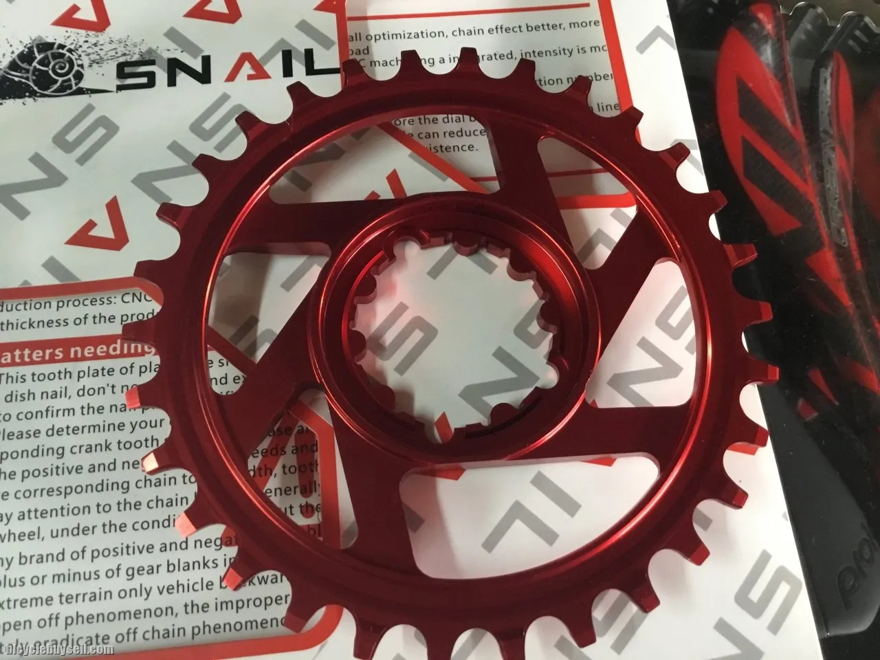 Snail 30T GXP/SRAM ChainRing / DirectMount /6mm Offset (free pos w.m)