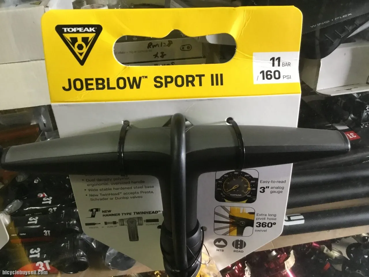 Topeak JowBlow Sport 3 Bicycle Floor Pump / Taiwan (free pos w.m)