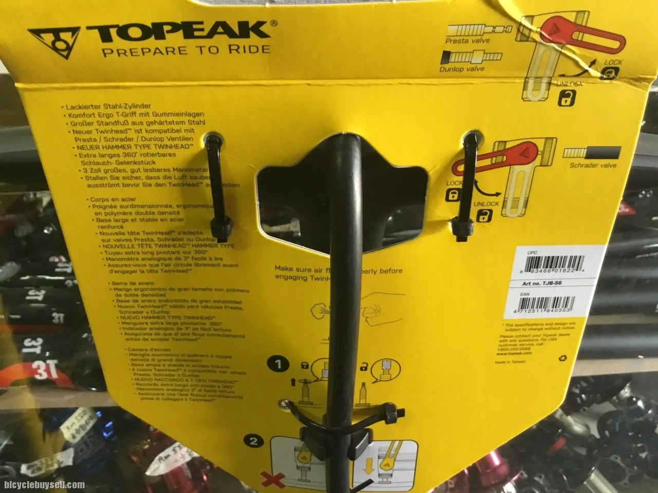 Topeak JowBlow Sport 3 Bicycle Floor Pump / Taiwan (free pos w.m)