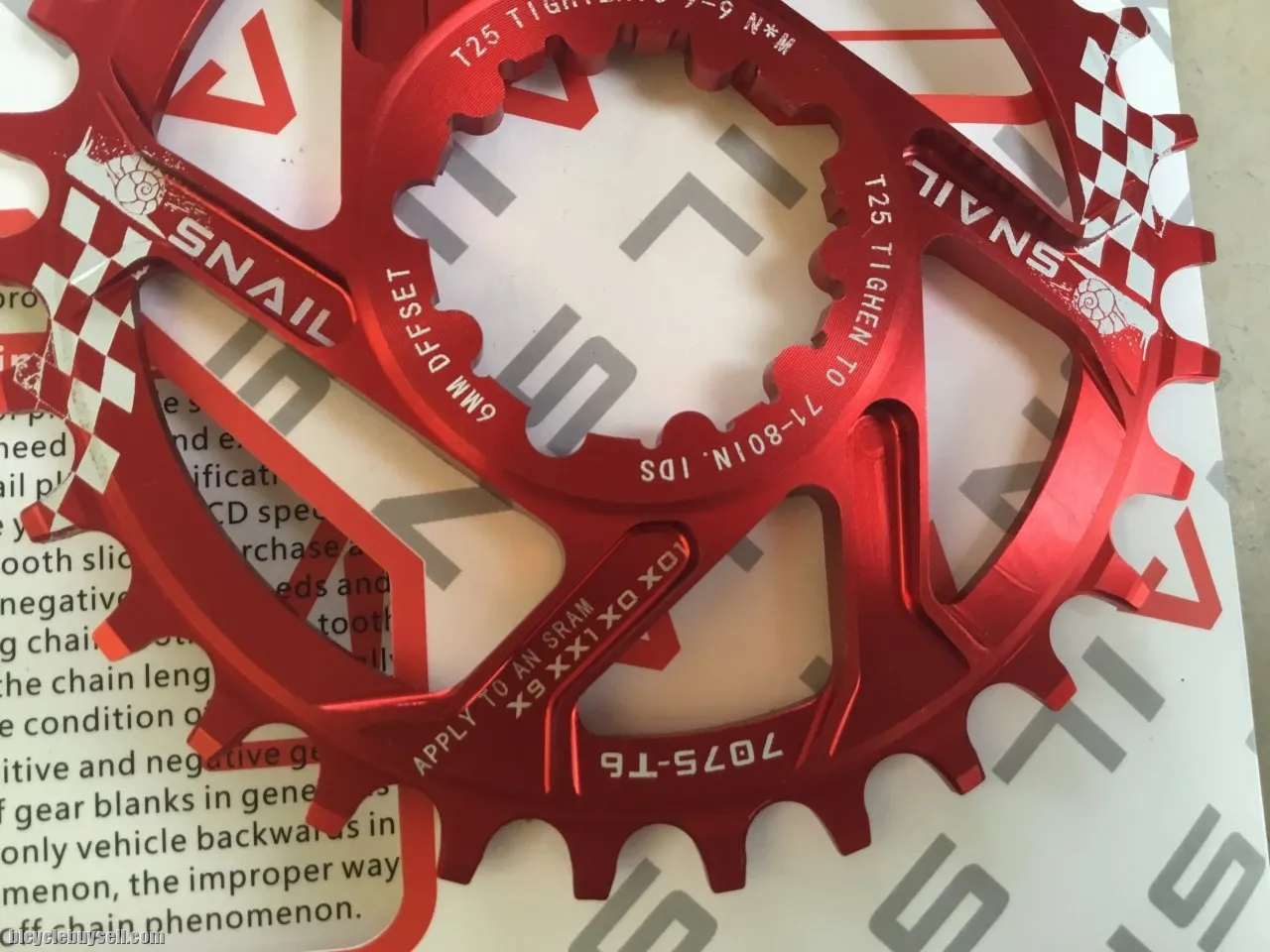 Snail 30T Single Ring SDM (Sram Direct Mount)  -- free courier