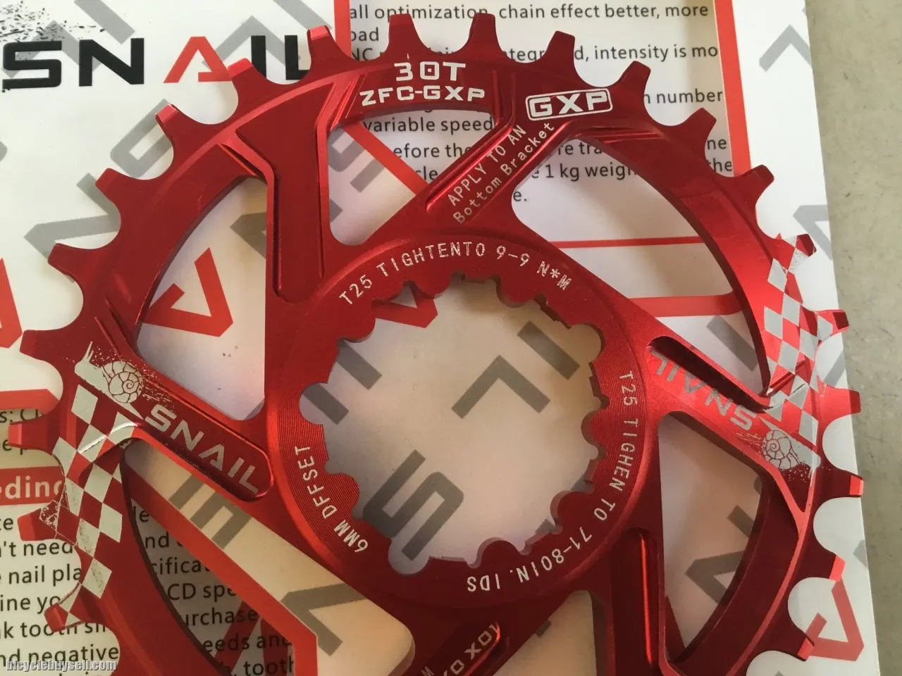 Snail 32T Single Ring SDM (Sram Direct Mount)  -- free courier