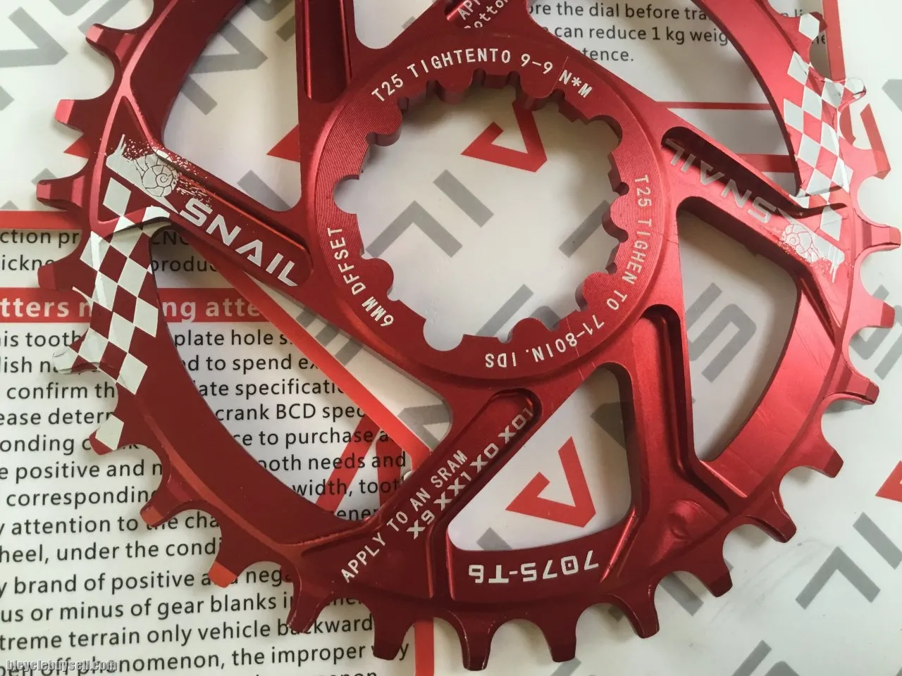 Snail 32T Single Ring SDM (Sram Direct Mount)  -- free courier