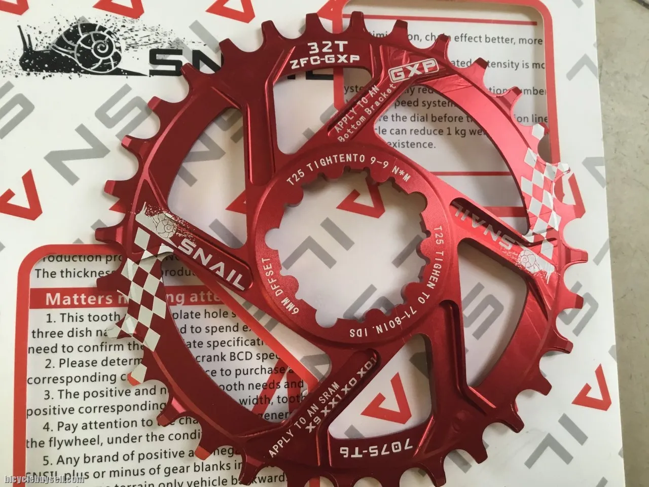 Snail 32T Single Ring SDM (Sram Direct Mount)  -- free courier