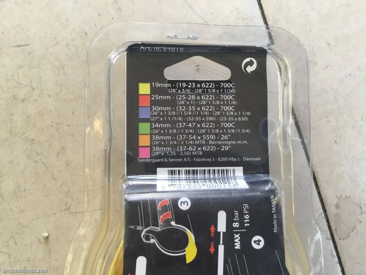 TACX Inner Tire Anti Puncher Tape 19mm For Road - Taiwan â€” free courier