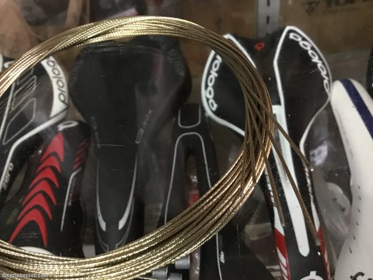Road/MTB Shifter Inner Cable / Super Smooth Gold / 1unit  (free pos w.m)