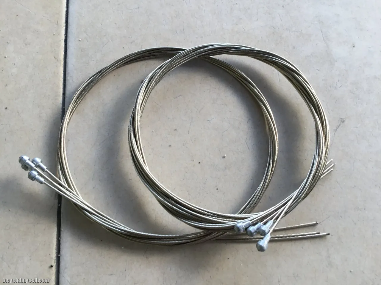 Roadbike Caliper Inner Brake Cable - Set - Smooth/Gold Cloating â€” free courier