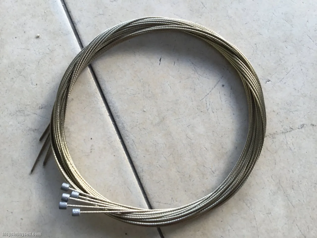 Roadbike/MTB Shifter Inner Cable - Smooth/Gold Cloating 1pcs â€” free courier