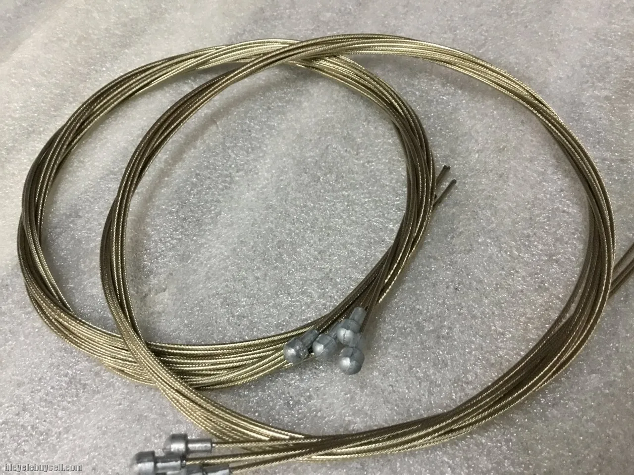 Road Caliper Brake Inner Cable F+R | Gold | Smooth @ free pos