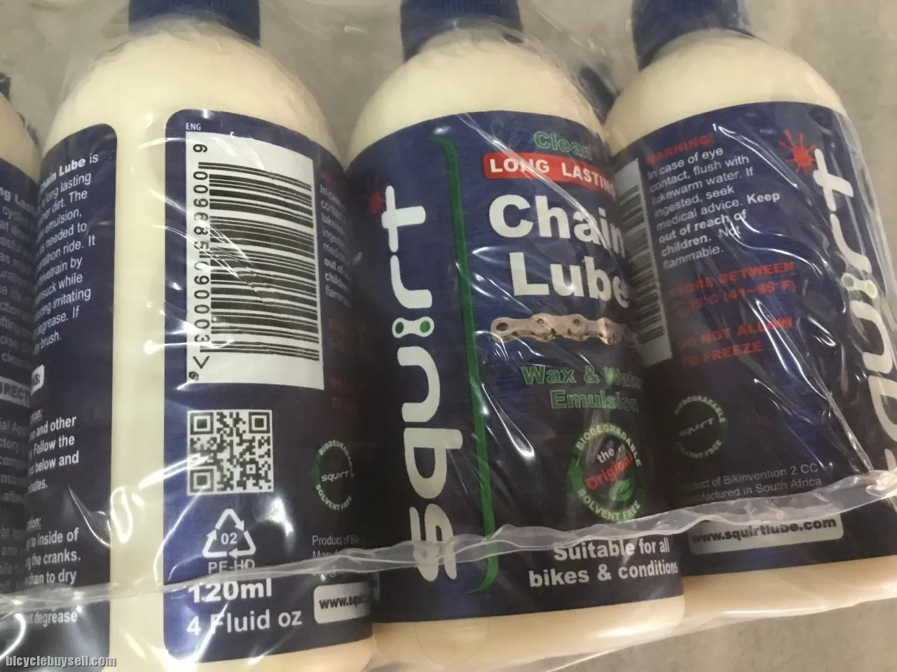Squirt Chain Pro Lube 120ml | Wax/Water | South Africa Made @ free pos