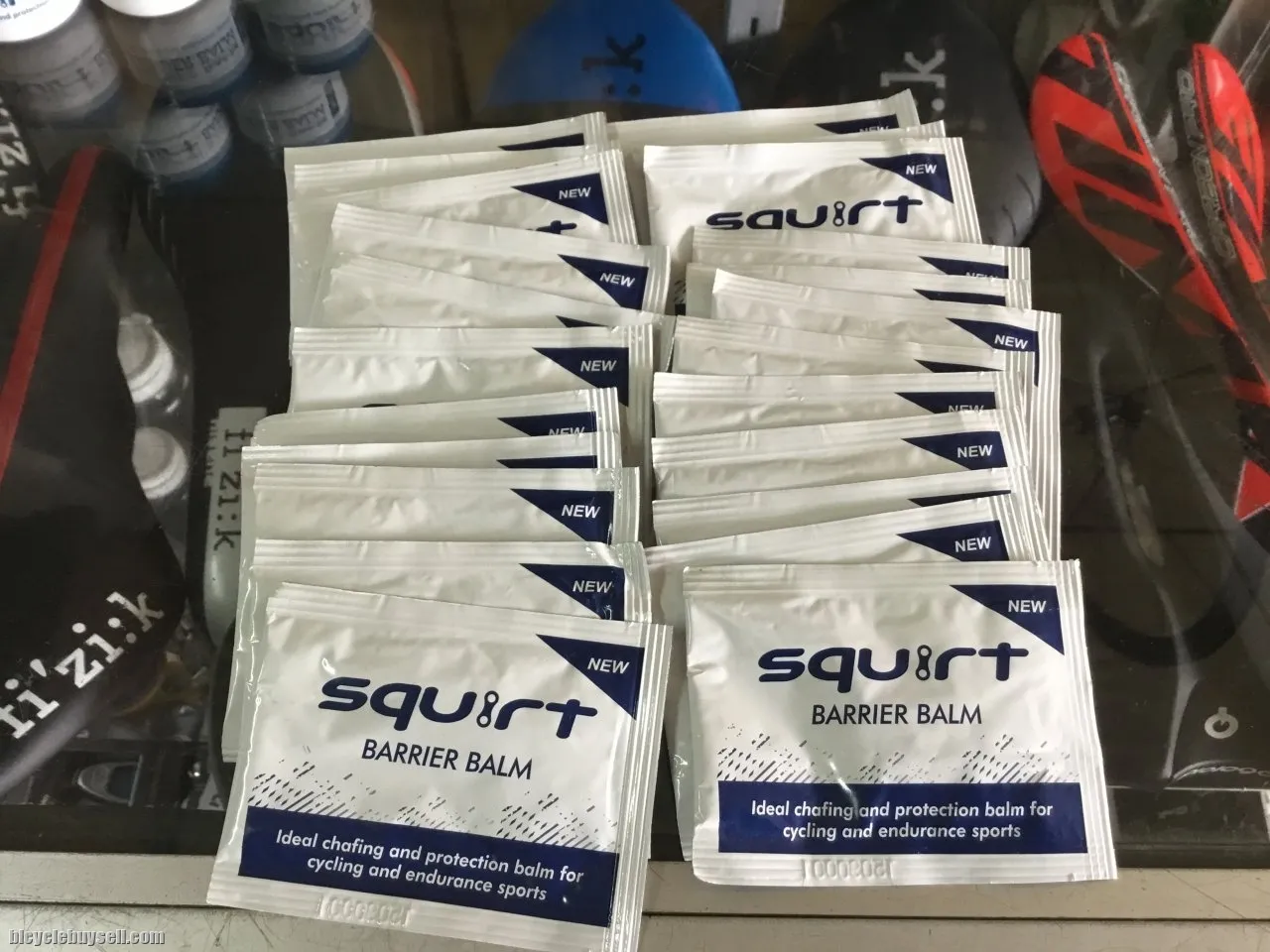 Squirt Barrier Balm 6g Sachet For Long Cycling / South Africa (free pos w.m)