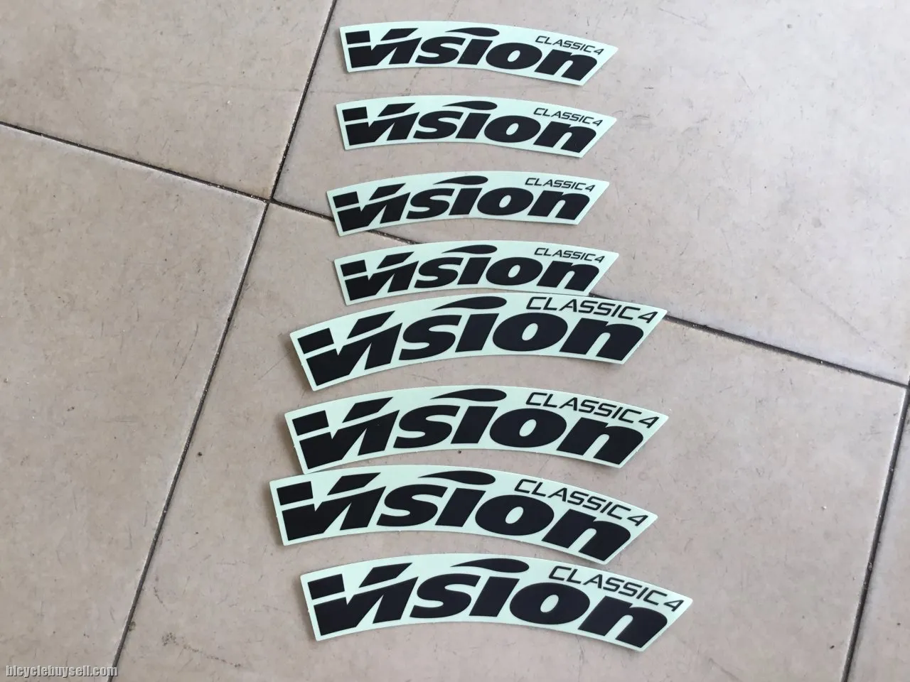 Vision Classic 4 Wheel Sticker - Original  -- free courier