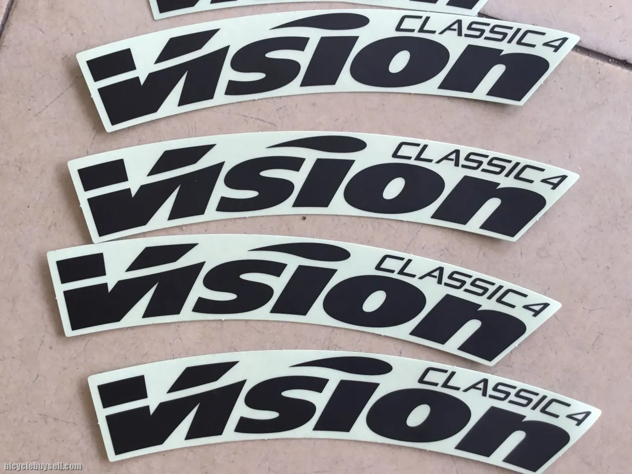 Vision Classic 4 Wheel Sticker - Original  -- free courier