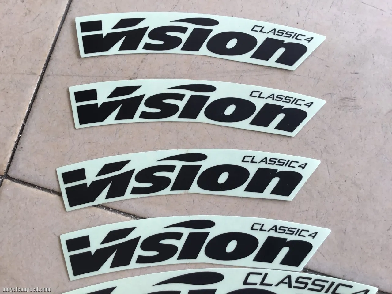 Vision Classic 4 Wheel Sticker - Original  -- free courier