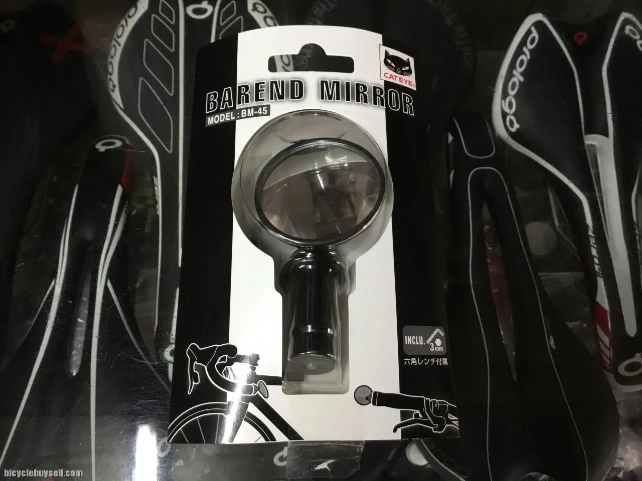 Cateye BM-45 Handlebar Back Mirror (free pos w.m.)