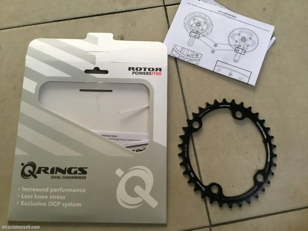 Rotor ALDHU Inner 34T Shimano ChainRing 110x4 - free courier