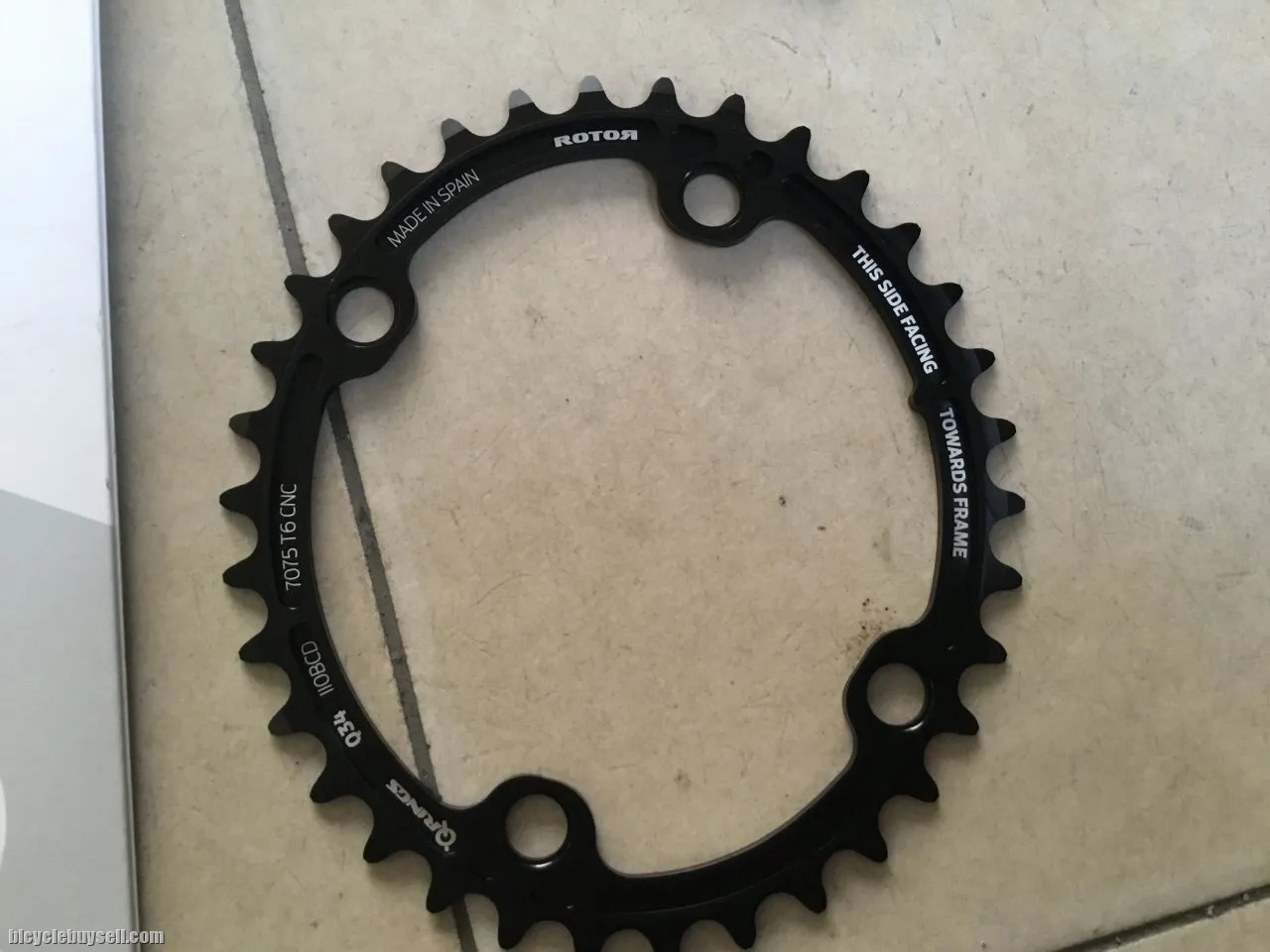 Rotor ALDHU Inner 34T Shimano ChainRing 110x4 - free courier