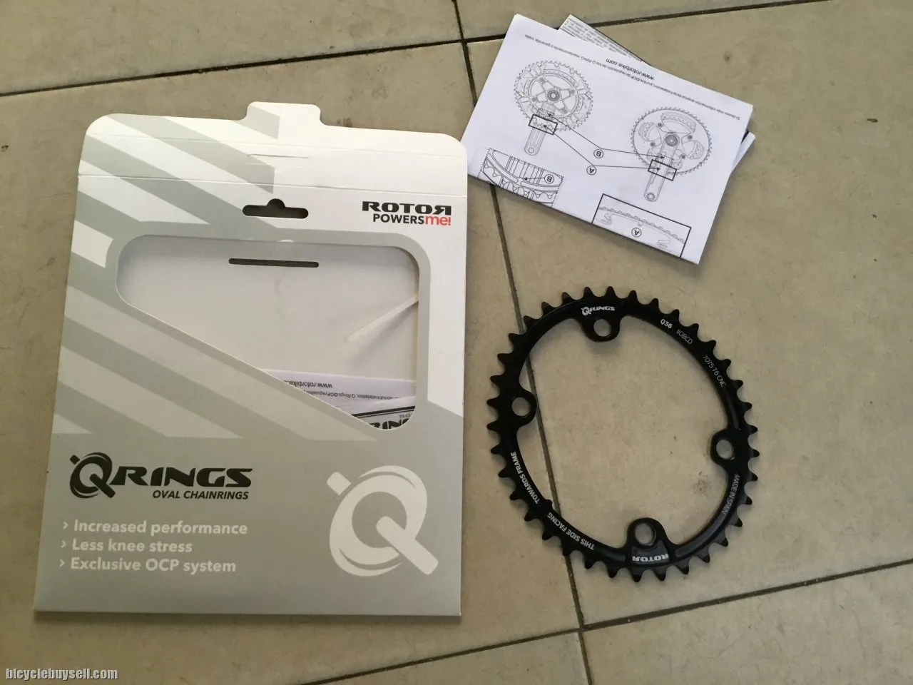 Rotor ALDHU Inner 36T Shimano ChainRing 110x4 - free courier