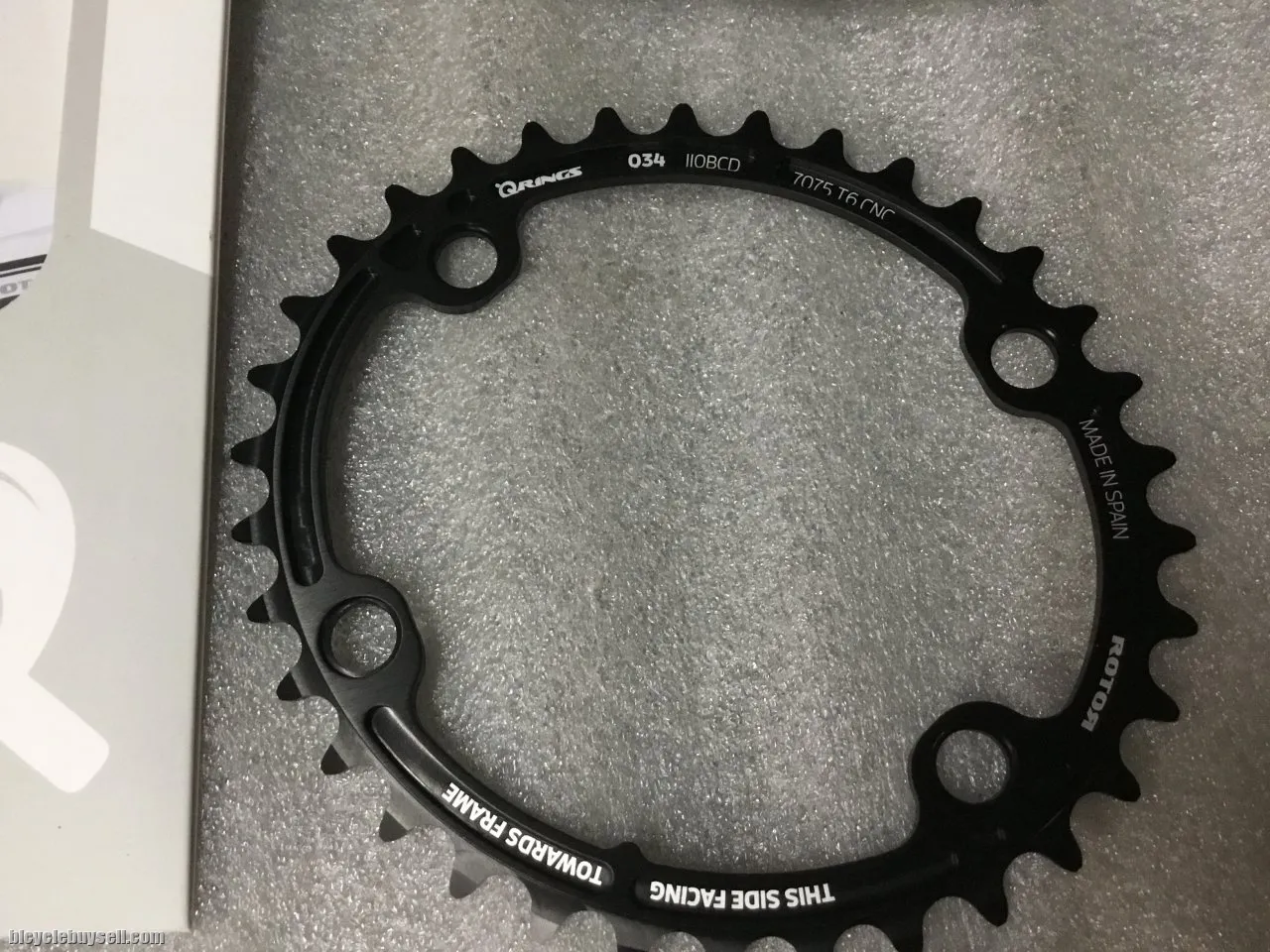 Rotor ALDHU Inner Q-Ring 36T For Shimano 110x4Arm @ free pos