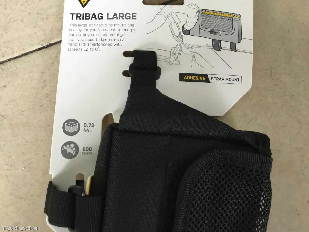 Topeak Top Tube Tribag 0.72L - Large - Taiwan   -- free courier