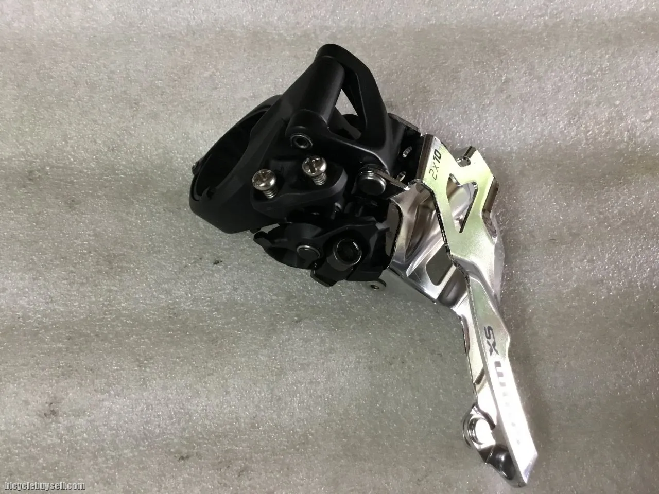 SRAM X5 2x10speed Front Deraileur | High Clamp @ free pos
