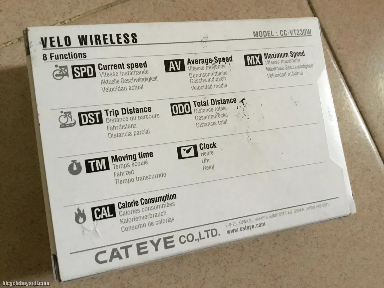 Cateye Velo Wireless - Japan Made -- free courier