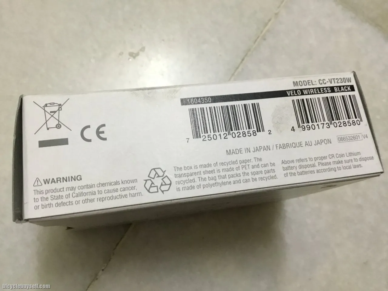Cateye Velo Wireless CC-VT230W | Made in Japan @ free pos