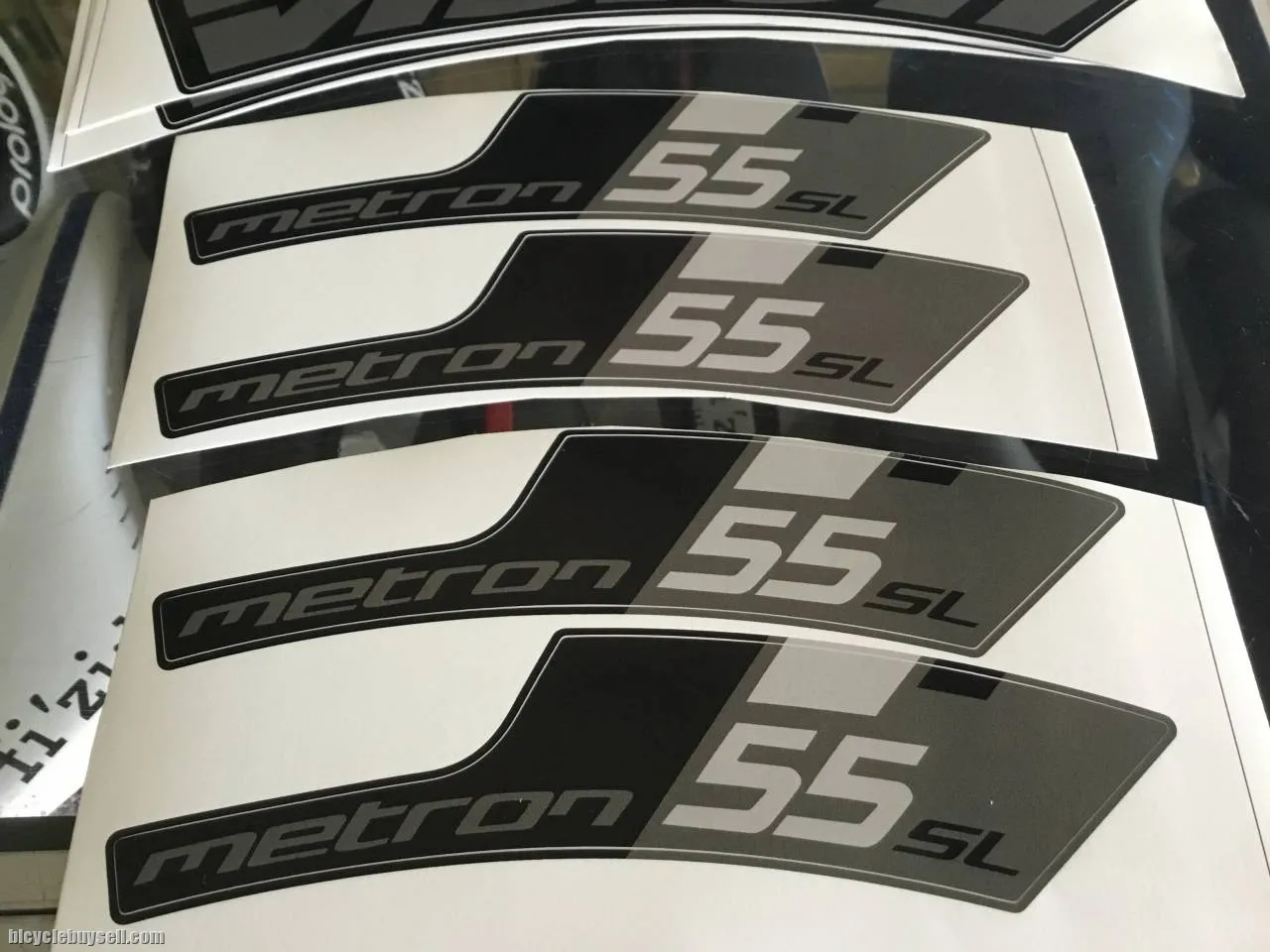 Vision Metron SL 55 Wheel Sticker / Black Edition (free pos w.m)