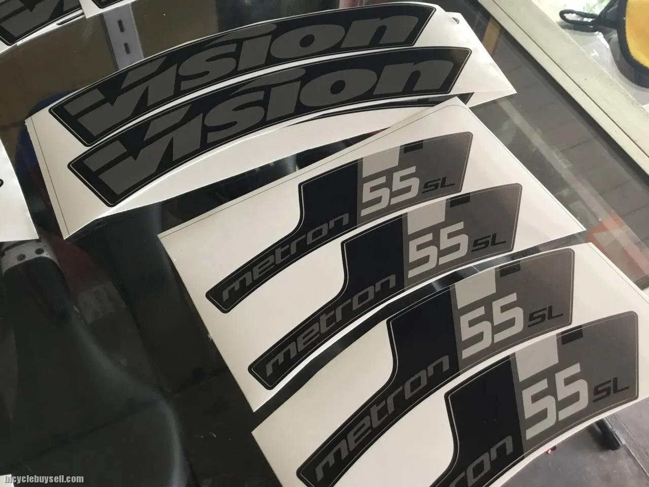 Vision Metron SL 55 Wheel Sticker / Black Edition (free pos w.m)