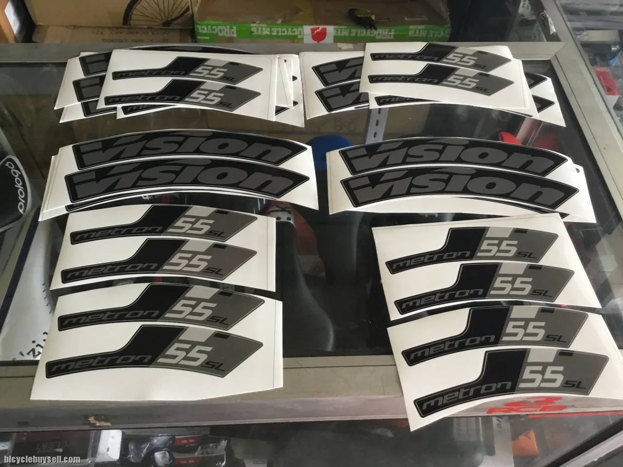 Vision Metron SL 55 Wheel Sticker / Black Edition (free pos w.m)