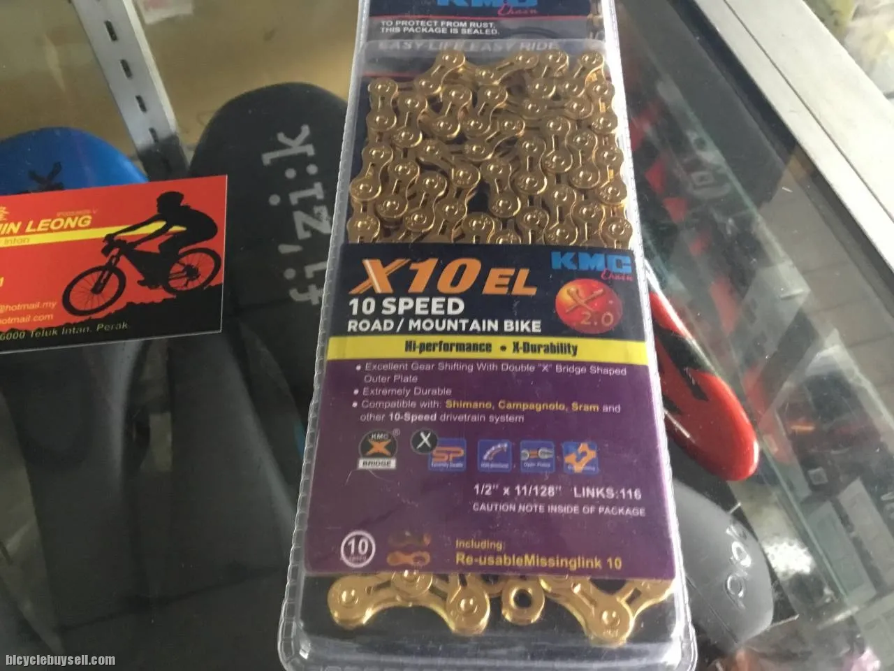 KMC X10EL Gold World Chain (free pos w.m)