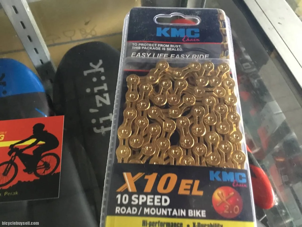KMC X10EL Gold Chain 10speed (free pos w.m)